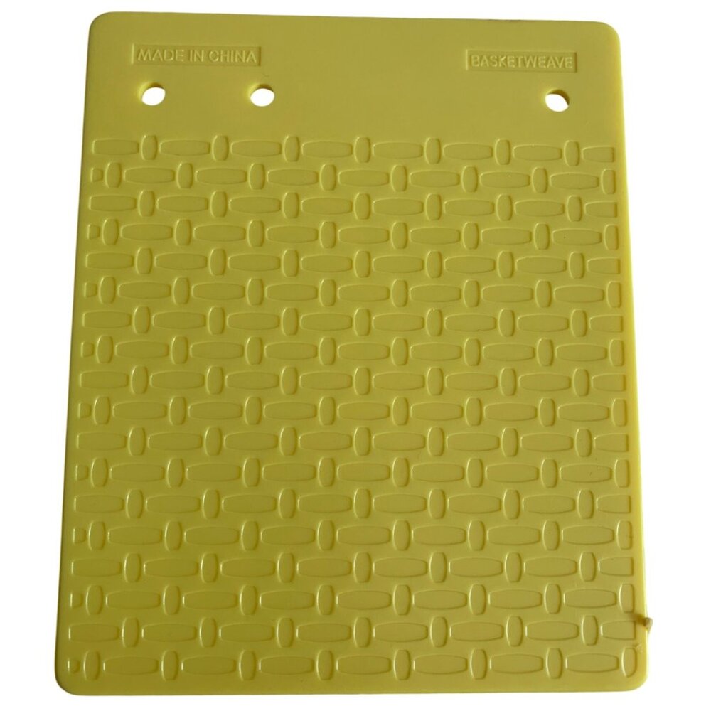 Scrapbooking Fiskars Basketweave Braids Embossing Plate 6x7